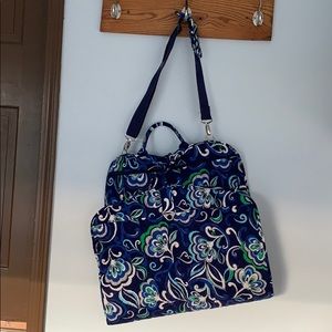 Vera Bradley hang up garnet bag